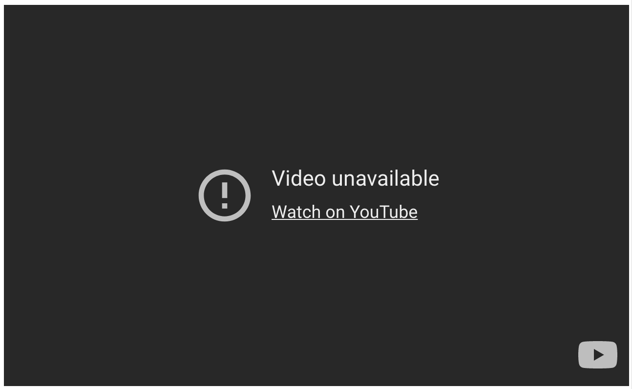 The video is currently unavailable sale